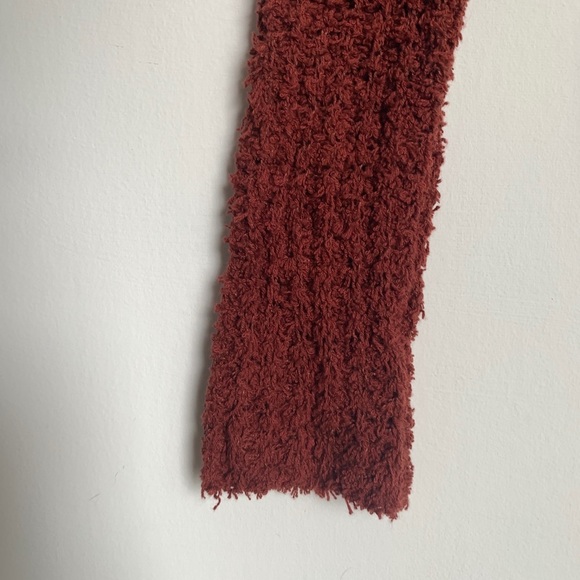 American Eagle NWT Hooded Crochet Pullover V-neck Sweater - Picture 11 of 12